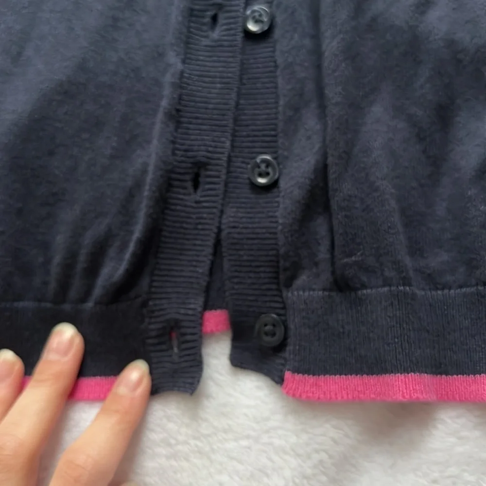 Kids navy cardigan